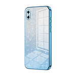 Coque de téléphone électroplaquée avec poudre de paillettes dégradées, Pour iPhone 11 Pro Max, Pour iPhone 11, Pour iPhone 11 Pro, Pour iPhone X / XS, Pour iPhone XR, Pour iPhone XS Max