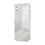 Coque de téléphone électroplaquée avec poudre de paillettes dégradées, Pour iPhone 11 Pro Max, Pour iPhone 11, Pour iPhone 11 Pro, Pour iPhone X / XS, Pour iPhone XR, Pour iPhone XS Max