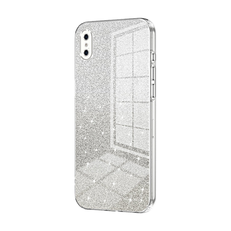 Coque de téléphone électroplaquée avec poudre de paillettes dégradées, Pour iPhone 11 Pro Max, Pour iPhone 11, Pour iPhone 11 Pro, Pour iPhone X / XS, Pour iPhone XR, Pour iPhone XS Max