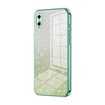 Coque de téléphone électroplaquée avec poudre de paillettes dégradées, Pour iPhone 11 Pro Max, Pour iPhone 11, Pour iPhone 11 Pro, Pour iPhone X / XS, Pour iPhone XR, Pour iPhone XS Max