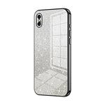 Coque de téléphone électroplaquée avec poudre de paillettes dégradées, Pour iPhone 11 Pro Max, Pour iPhone 11, Pour iPhone 11 Pro, Pour iPhone X / XS, Pour iPhone XR, Pour iPhone XS Max
