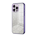 Coque de téléphone électroplaquée avec poudre à paillettes dégradées, Pour iPhone 17e / 16e, Pour iPhone 17 Pro Max, Pour iPhone 17 Pro, Pour iPhone 17, Pour iPhone Air, Pour iPhone 16 Pro Max