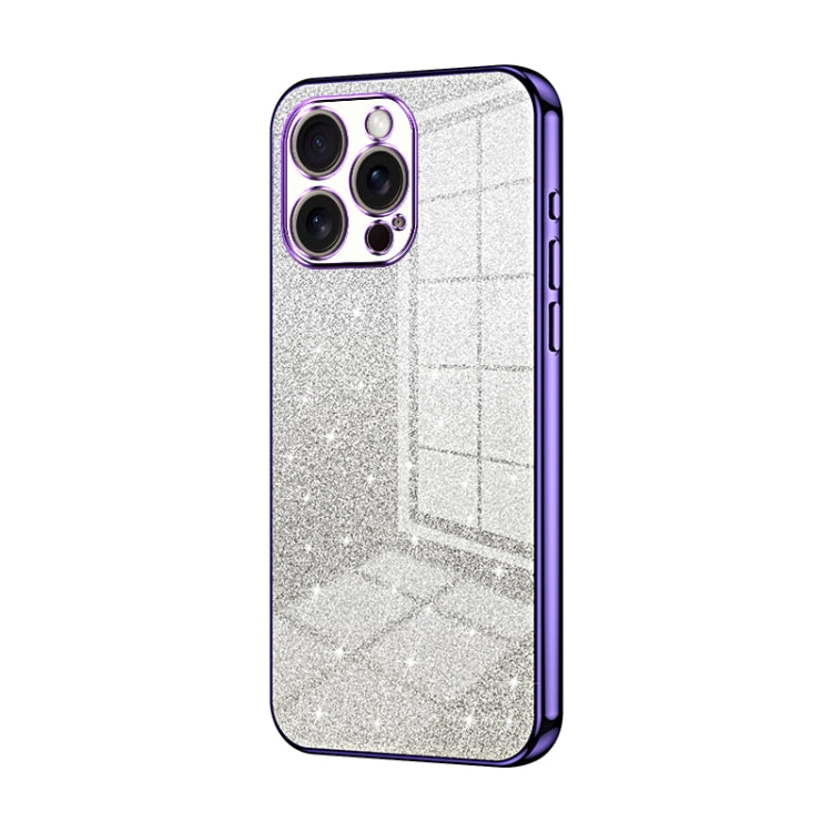 Coque de téléphone électroplaquée avec poudre à paillettes dégradées, Pour iPhone 17e / 16e, Pour iPhone 17 Pro Max, Pour iPhone 17 Pro, Pour iPhone 17, Pour iPhone Air, Pour iPhone 16 Pro Max