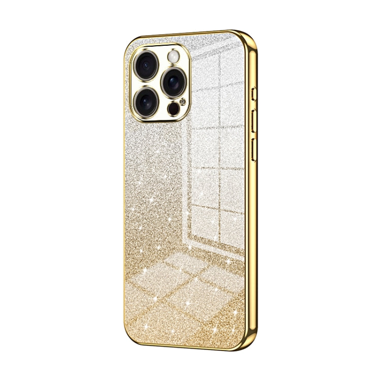 Coque de téléphone électroplaquée avec poudre à paillettes dégradées, Pour iPhone 17e / 16e, Pour iPhone 17 Pro Max, Pour iPhone 17 Pro, Pour iPhone 17, Pour iPhone Air, Pour iPhone 16 Pro Max
