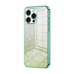 Coque de téléphone électroplaquée avec poudre à paillettes dégradées, Pour iPhone 17e / 16e, Pour iPhone 17 Pro Max, Pour iPhone 17 Pro, Pour iPhone 17, Pour iPhone Air, Pour iPhone 16 Pro Max
