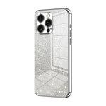 Coque de téléphone électroplaquée avec poudre à paillettes dégradées, Pour iPhone 17e / 16e, Pour iPhone 17 Pro Max, Pour iPhone 17 Pro, Pour iPhone 17, Pour iPhone Air, Pour iPhone 16 Pro Max