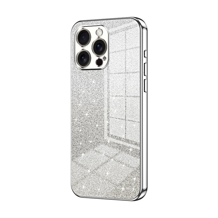 Coque de téléphone électroplaquée avec poudre à paillettes dégradées, Pour iPhone 17e / 16e, Pour iPhone 17 Pro Max, Pour iPhone 17 Pro, Pour iPhone 17, Pour iPhone Air, Pour iPhone 16 Pro Max