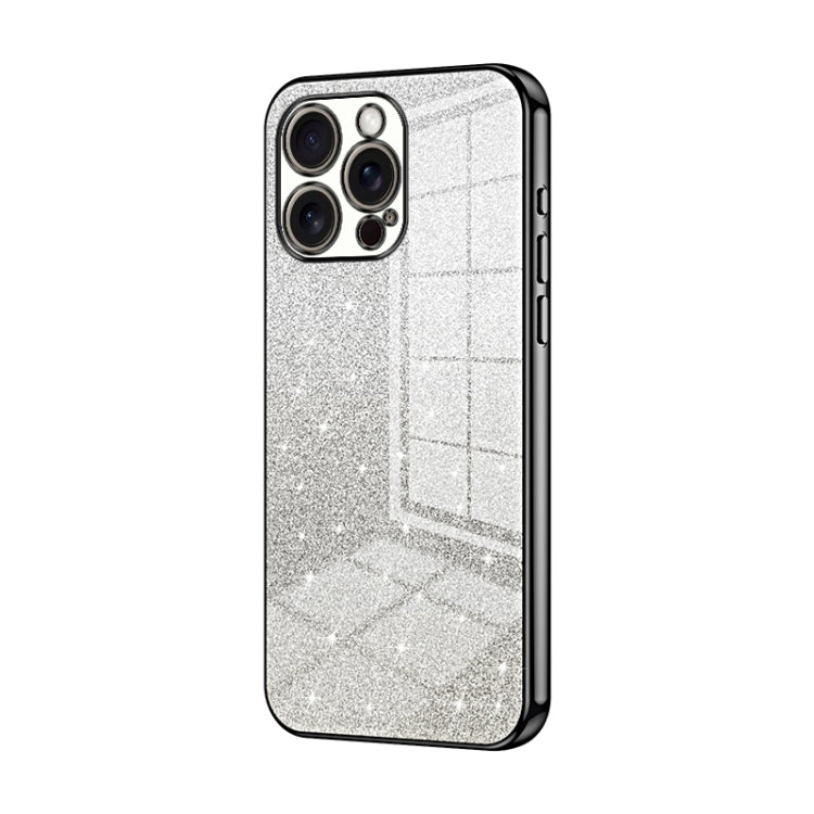 Coque de téléphone électroplaquée avec poudre à paillettes dégradées, Pour iPhone 17e / 16e, Pour iPhone 17 Pro Max, Pour iPhone 17 Pro, Pour iPhone 17, Pour iPhone Air, Pour iPhone 16 Pro Max