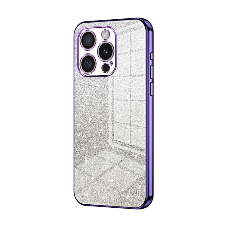 Coque de Téléphone Électroplaquée en Poudre de Paillettes Dégradées, Pour iPhone 16 Pro, Pour iPhone 16 Plus, Pour iPhone 16, Pour iPhone 15 Pro Max, Pour iPhone 15 Pro, Pour iPhone 15 Plus