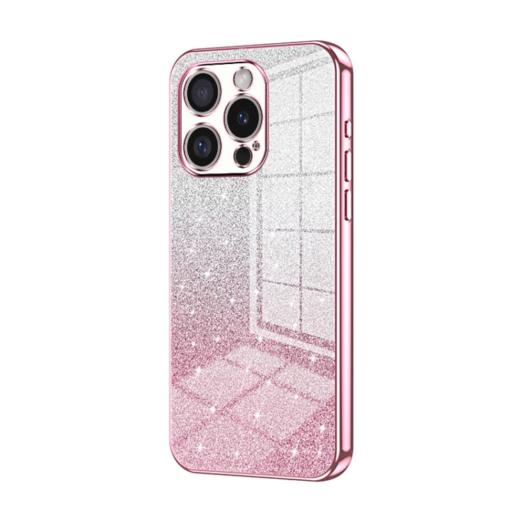 Coque de Téléphone Électroplaquée en Poudre de Paillettes Dégradées, Pour iPhone 16 Pro, Pour iPhone 16 Plus, Pour iPhone 16, Pour iPhone 15 Pro Max, Pour iPhone 15 Pro, Pour iPhone 15 Plus