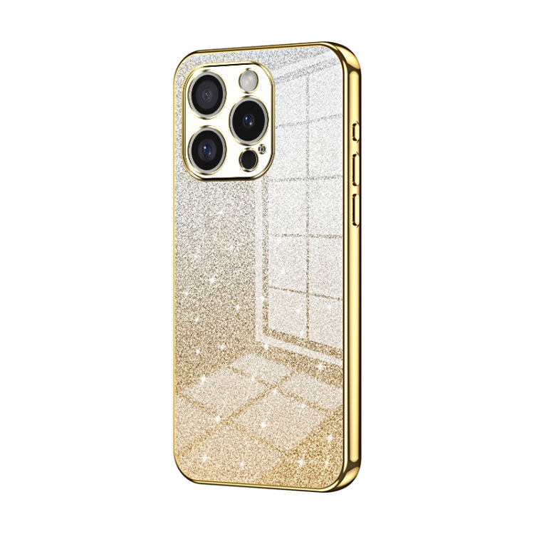 Coque de Téléphone Électroplaquée en Poudre de Paillettes Dégradées, Pour iPhone 16 Pro, Pour iPhone 16 Plus, Pour iPhone 16, Pour iPhone 15 Pro Max, Pour iPhone 15 Pro, Pour iPhone 15 Plus