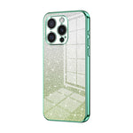 Coque de Téléphone Électroplaquée en Poudre de Paillettes Dégradées, Pour iPhone 16 Pro, Pour iPhone 16 Plus, Pour iPhone 16, Pour iPhone 15 Pro Max, Pour iPhone 15 Pro, Pour iPhone 15 Plus