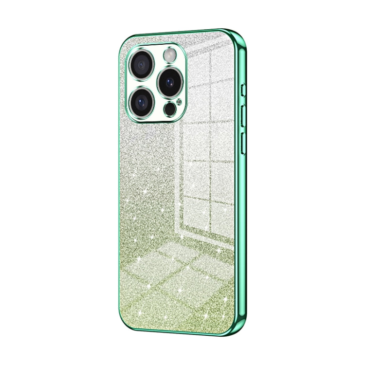 Coque de Téléphone Électroplaquée en Poudre de Paillettes Dégradées, Pour iPhone 16 Pro, Pour iPhone 16 Plus, Pour iPhone 16, Pour iPhone 15 Pro Max, Pour iPhone 15 Pro, Pour iPhone 15 Plus