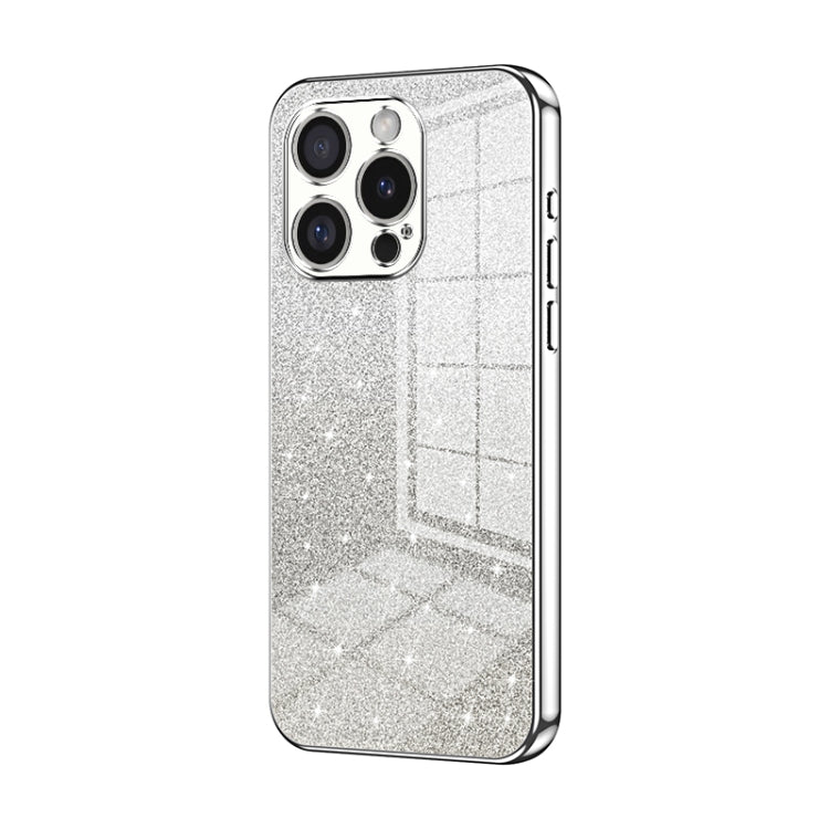 Coque de Téléphone Électroplaquée en Poudre de Paillettes Dégradées, Pour iPhone 16 Pro, Pour iPhone 16 Plus, Pour iPhone 16, Pour iPhone 15 Pro Max, Pour iPhone 15 Pro, Pour iPhone 15 Plus