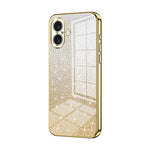 Coque de Téléphone Électroplaquée en Poudre de Paillettes Dégradées, Pour iPhone 16 Pro, Pour iPhone 16 Plus, Pour iPhone 16, Pour iPhone 15 Pro Max, Pour iPhone 15 Pro, Pour iPhone 15 Plus
