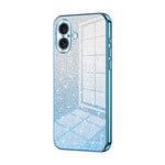 Coque de Téléphone Électroplaquée en Poudre de Paillettes Dégradées, Pour iPhone 16 Pro, Pour iPhone 16 Plus, Pour iPhone 16, Pour iPhone 15 Pro Max, Pour iPhone 15 Pro, Pour iPhone 15 Plus