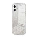 Coque de Téléphone Électroplaquée en Poudre de Paillettes Dégradées, Pour iPhone 16 Pro, Pour iPhone 16 Plus, Pour iPhone 16, Pour iPhone 15 Pro Max, Pour iPhone 15 Pro, Pour iPhone 15 Plus