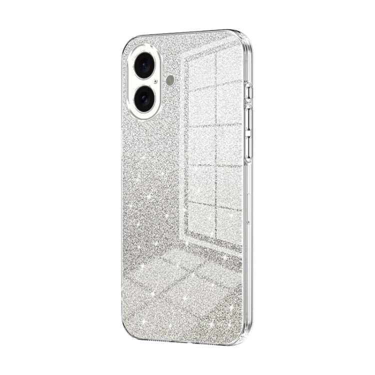 Coque de Téléphone Électroplaquée en Poudre de Paillettes Dégradées, Pour iPhone 16 Pro, Pour iPhone 16 Plus, Pour iPhone 16, Pour iPhone 15 Pro Max, Pour iPhone 15 Pro, Pour iPhone 15 Plus