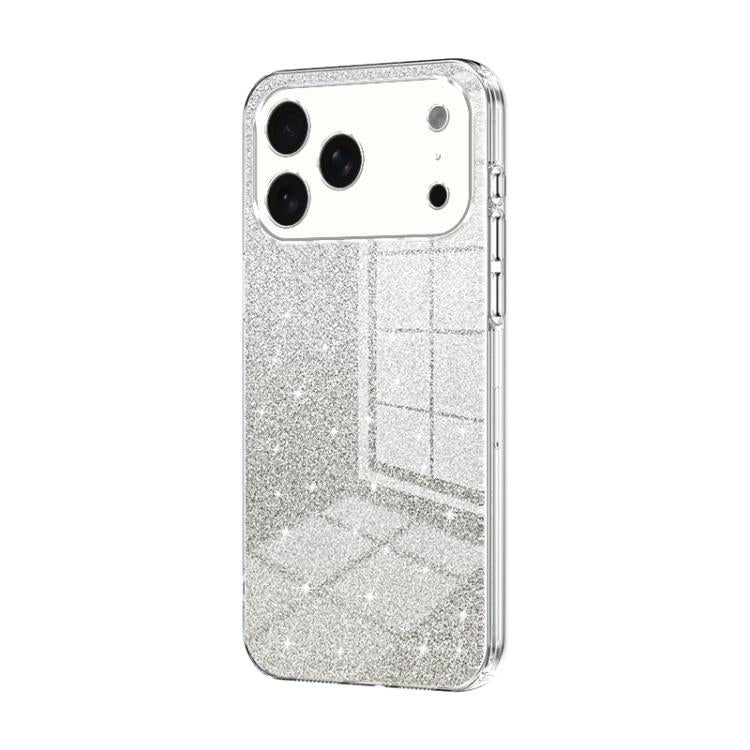 Coque de téléphone électroplaquée avec poudre à paillettes dégradées, Pour iPhone 17e / 16e, Pour iPhone 17 Pro Max, Pour iPhone 17 Pro, Pour iPhone 17, Pour iPhone Air, Pour iPhone 16 Pro Max