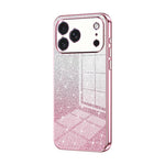 Coque de téléphone électroplaquée avec poudre à paillettes dégradées, Pour iPhone 17e / 16e, Pour iPhone 17 Pro Max, Pour iPhone 17 Pro, Pour iPhone 17, Pour iPhone Air, Pour iPhone 16 Pro Max
