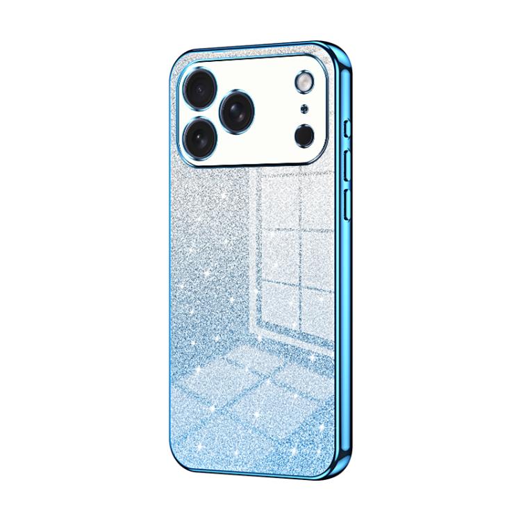 Coque de téléphone électroplaquée avec poudre à paillettes dégradées, Pour iPhone 17e / 16e, Pour iPhone 17 Pro Max, Pour iPhone 17 Pro, Pour iPhone 17, Pour iPhone Air, Pour iPhone 16 Pro Max