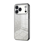 Coque de téléphone électroplaquée avec poudre à paillettes dégradées, Pour iPhone 17e / 16e, Pour iPhone 17 Pro Max, Pour iPhone 17 Pro, Pour iPhone 17, Pour iPhone Air, Pour iPhone 16 Pro Max