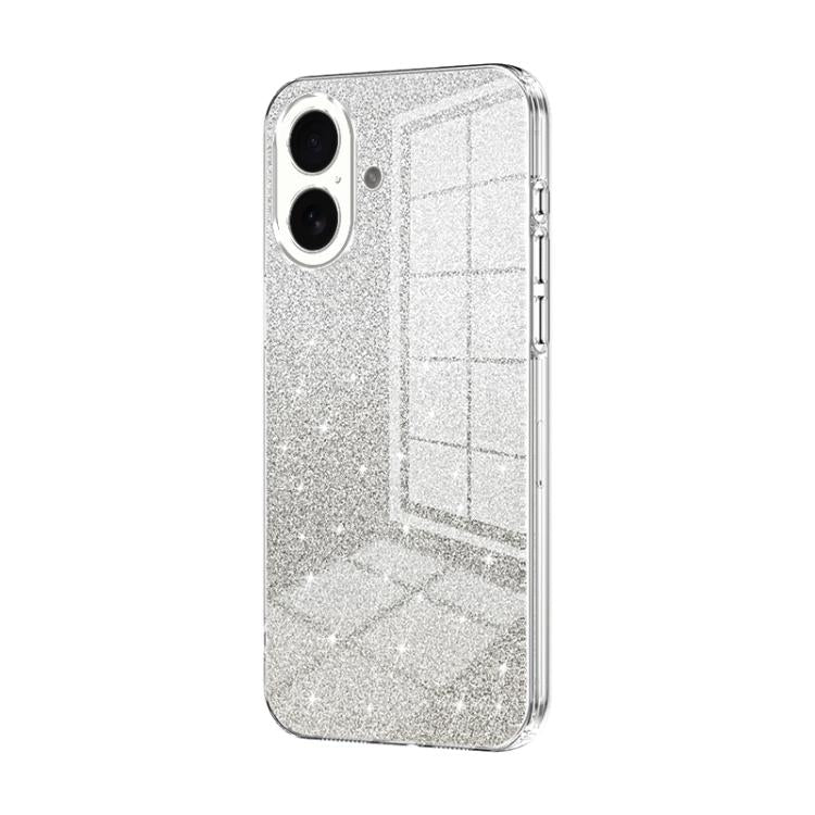 Coque de téléphone électroplaquée avec poudre à paillettes dégradées, Pour iPhone 17e / 16e, Pour iPhone 17 Pro Max, Pour iPhone 17 Pro, Pour iPhone 17, Pour iPhone Air, Pour iPhone 16 Pro Max