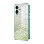 Coque de téléphone électroplaquée avec poudre à paillettes dégradées, Pour iPhone 17e / 16e, Pour iPhone 17 Pro Max, Pour iPhone 17 Pro, Pour iPhone 17, Pour iPhone Air, Pour iPhone 16 Pro Max