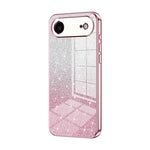 Coque de téléphone électroplaquée avec poudre à paillettes dégradées, Pour iPhone 17e / 16e, Pour iPhone 17 Pro Max, Pour iPhone 17 Pro, Pour iPhone 17, Pour iPhone Air, Pour iPhone 16 Pro Max