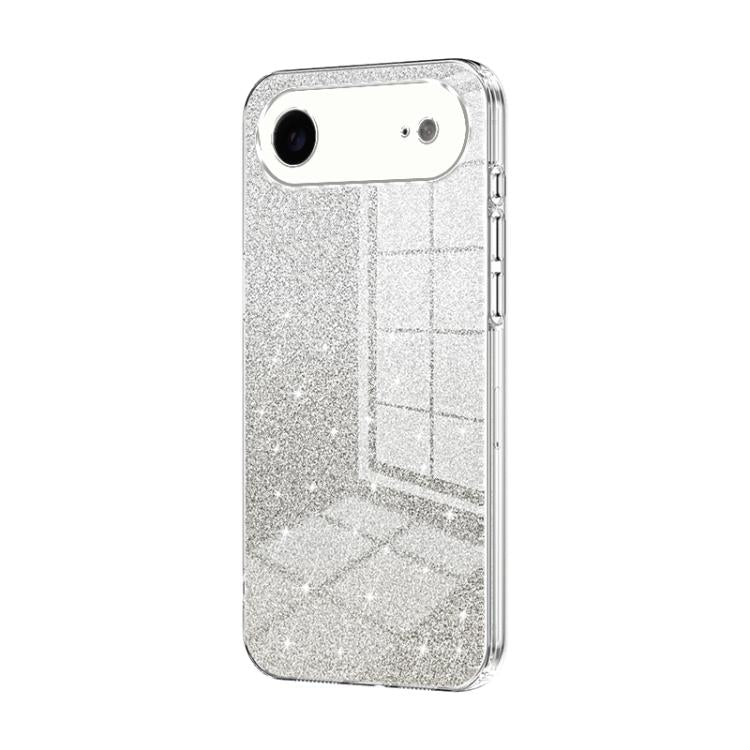 Coque de téléphone électroplaquée avec poudre à paillettes dégradées, Pour iPhone 17e / 16e, Pour iPhone 17 Pro Max, Pour iPhone 17 Pro, Pour iPhone 17, Pour iPhone Air, Pour iPhone 16 Pro Max