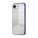 Coque de téléphone électroplaquée avec poudre à paillettes dégradées, Pour iPhone 17e / 16e, Pour iPhone 17 Pro Max, Pour iPhone 17 Pro, Pour iPhone 17, Pour iPhone Air, Pour iPhone 16 Pro Max