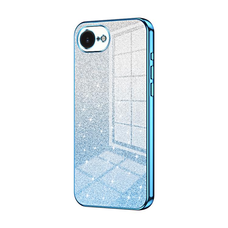 Coque de téléphone électroplaquée avec poudre à paillettes dégradées, Pour iPhone 17e / 16e, Pour iPhone 17 Pro Max, Pour iPhone 17 Pro, Pour iPhone 17, Pour iPhone Air, Pour iPhone 16 Pro Max