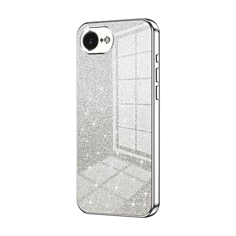 Coque de téléphone électroplaquée avec poudre à paillettes dégradées, Pour iPhone 17e / 16e, Pour iPhone 17 Pro Max, Pour iPhone 17 Pro, Pour iPhone 17, Pour iPhone Air, Pour iPhone 16 Pro Max