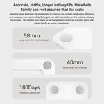 Balance corporelle intelligente Xiaomi Mijia originale S400 BT5.0 Affichage LED Mesure à double fréquence, Balance corporelle S400