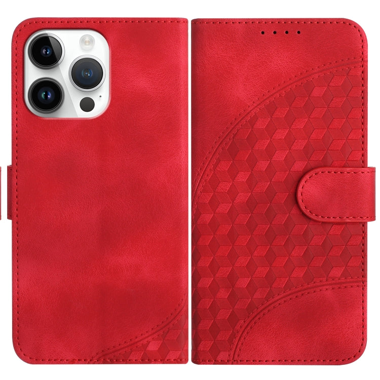 YX0060 Coque de téléphone en cuir gaufrée tête d'éléphant avec lanière, pour iPhone 16 Pro, pour iPhone 16 Plus, pour iPhone 16, pour iPhone 15 Pro Max, pour iPhone 15 Pro, pour iPhone 15 Plus