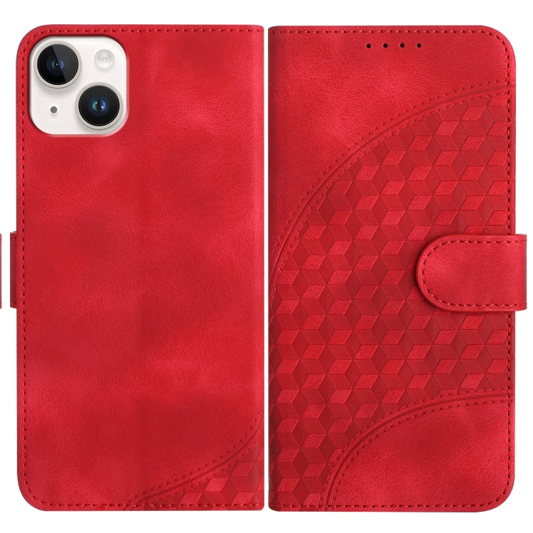 YX0060 Coque de téléphone en cuir gaufrée tête d'éléphant avec lanière, pour iPhone 16 Pro, pour iPhone 16 Plus, pour iPhone 16, pour iPhone 15 Pro Max, pour iPhone 15 Pro, pour iPhone 15 Plus