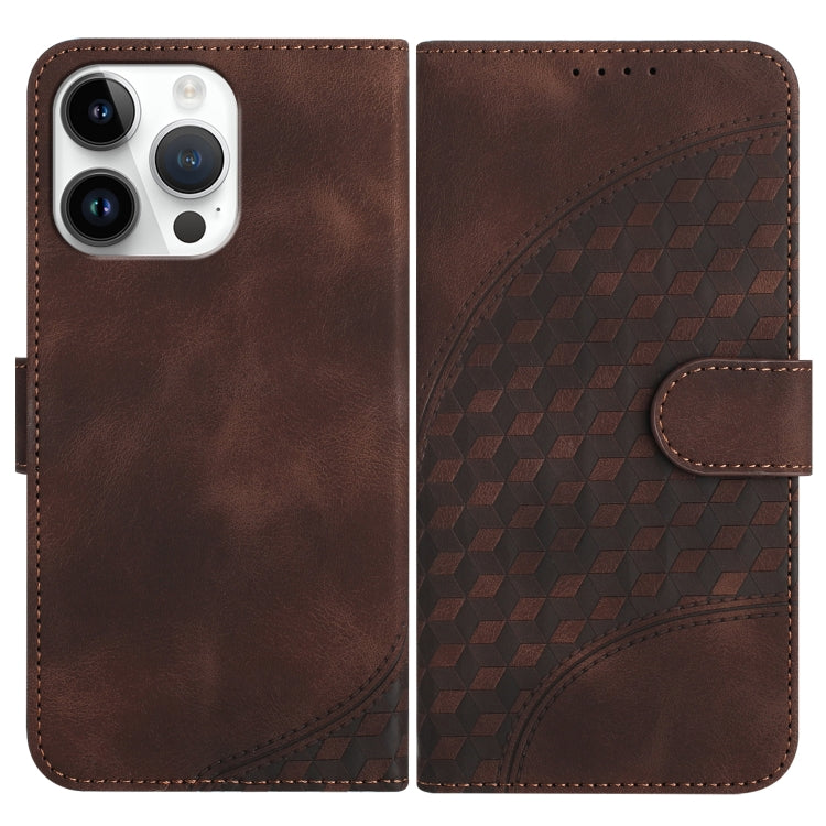 YX0060 Elephant Head Embossed Phone Leather Case with Lanyard, For iPhone 15, For iPhone 14 Plus, For iPhone 14, For iPhone 14 Pro, For iPhone 14 Pro Max, For iPhone SE 2022/SE 2020/6/7/8