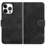 YX0060 Elephant Head Embossed Phone Leather Case with Lanyard, For iPhone 13 Pro Max, For iPhone 13 Pro, For iPhone 13, For iPhone 13 mini, For iPhone 12/12 Pro, For iPhone 12 Pro Max