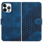 YX0060 Elephant Head Embossed Phone Leather Case with Lanyard, For iPhone 13 Pro Max, For iPhone 13 Pro, For iPhone 13, For iPhone 13 mini, For iPhone 12/12 Pro, For iPhone 12 Pro Max