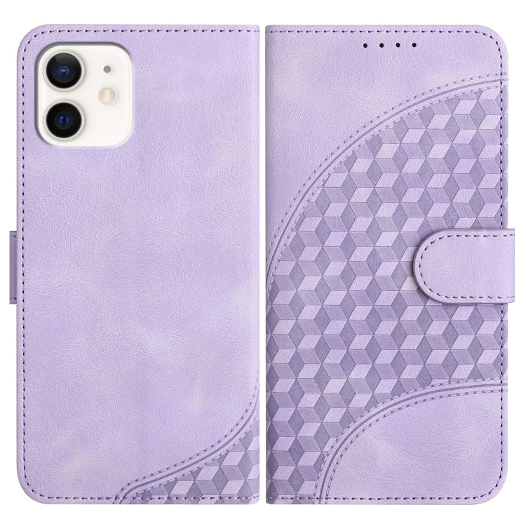 YX0060 Elephant Head Embossed Phone Leather Case with Lanyard, For iPhone 12 mini, For iPhone 11 Pro Max, For iPhone 11, For iPhone 11 Pro, For iPhone XS / X, For iPhone XR