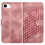 YX0060 Coque de téléphone en cuir gaufrée Tête d'éléphant avec lanière, Pour iPhone 17e / 16e, Pour iPhone 17 Pro Max, Pour iPhone 17 Pro, Pour iPhone 17, Pour iPhone Air, Pour iPhone 16 Pro Max