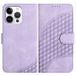 YX0060 Coque de téléphone en cuir gaufrée Tête d'éléphant avec lanière, Pour iPhone 17e / 16e, Pour iPhone 17 Pro Max, Pour iPhone 17 Pro, Pour iPhone 17, Pour iPhone Air, Pour iPhone 16 Pro Max
