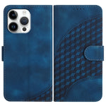 YX0060 Coque de téléphone en cuir gaufrée Tête d'éléphant avec lanière, Pour iPhone 17e / 16e, Pour iPhone 17 Pro Max, Pour iPhone 17 Pro, Pour iPhone 17, Pour iPhone Air, Pour iPhone 16 Pro Max
