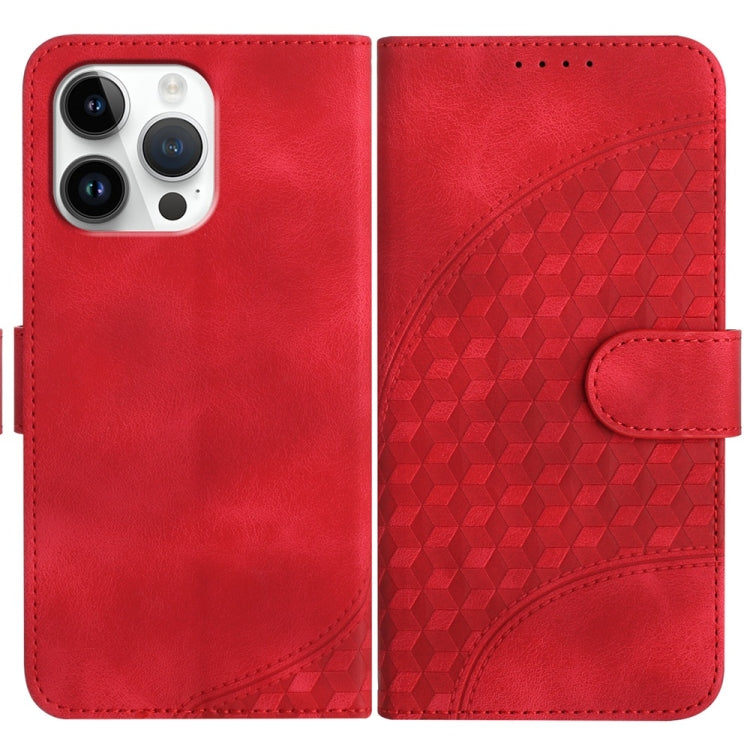 YX0060 Coque de téléphone en cuir gaufrée Tête d'éléphant avec lanière, Pour iPhone 17e / 16e, Pour iPhone 17 Pro Max, Pour iPhone 17 Pro, Pour iPhone 17, Pour iPhone Air, Pour iPhone 16 Pro Max