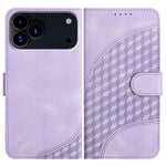 YX0060 Coque de téléphone en cuir gaufrée Tête d'éléphant avec lanière, Pour iPhone 17e / 16e, Pour iPhone 17 Pro Max, Pour iPhone 17 Pro, Pour iPhone 17, Pour iPhone Air, Pour iPhone 16 Pro Max