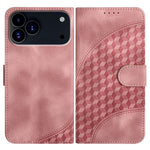 YX0060 Coque de téléphone en cuir gaufrée Tête d'éléphant avec lanière, Pour iPhone 17e / 16e, Pour iPhone 17 Pro Max, Pour iPhone 17 Pro, Pour iPhone 17, Pour iPhone Air, Pour iPhone 16 Pro Max
