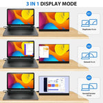 Écran portable de 15,6 pouces HDR 1080P IPS, 15,6 pouces 1080P
