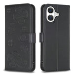 Coque de téléphone en cuir gaufré trèfle à quatre feuilles, pour iPhone 17 Pro Max, pour iPhone 17 Pro, pour iPhone 17, pour iPhone Air, pour iPhone 16 Pro Max, pour iPhone 16 Pro, pour iPhone 16 Plus, pour iPhone 16