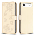 Coque de téléphone en cuir gaufré trèfle à quatre feuilles, pour iPhone 17 Pro Max, pour iPhone 17 Pro, pour iPhone 17, pour iPhone Air, pour iPhone 16 Pro Max, pour iPhone 16 Pro, pour iPhone 16 Plus, pour iPhone 16