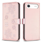 Coque de téléphone en cuir gaufré trèfle à quatre feuilles, pour iPhone 17 Pro Max, pour iPhone 17 Pro, pour iPhone 17, pour iPhone Air, pour iPhone 16 Pro Max, pour iPhone 16 Pro, pour iPhone 16 Plus, pour iPhone 16